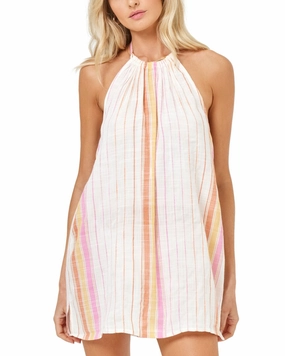 L*Space Lydia Linen-Blend Cover-Up