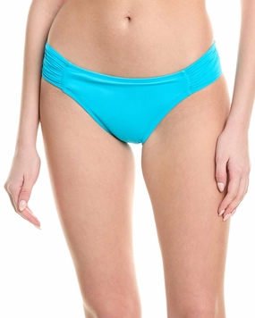 La Blanca Side Shirred Hipster Bikini Bottom