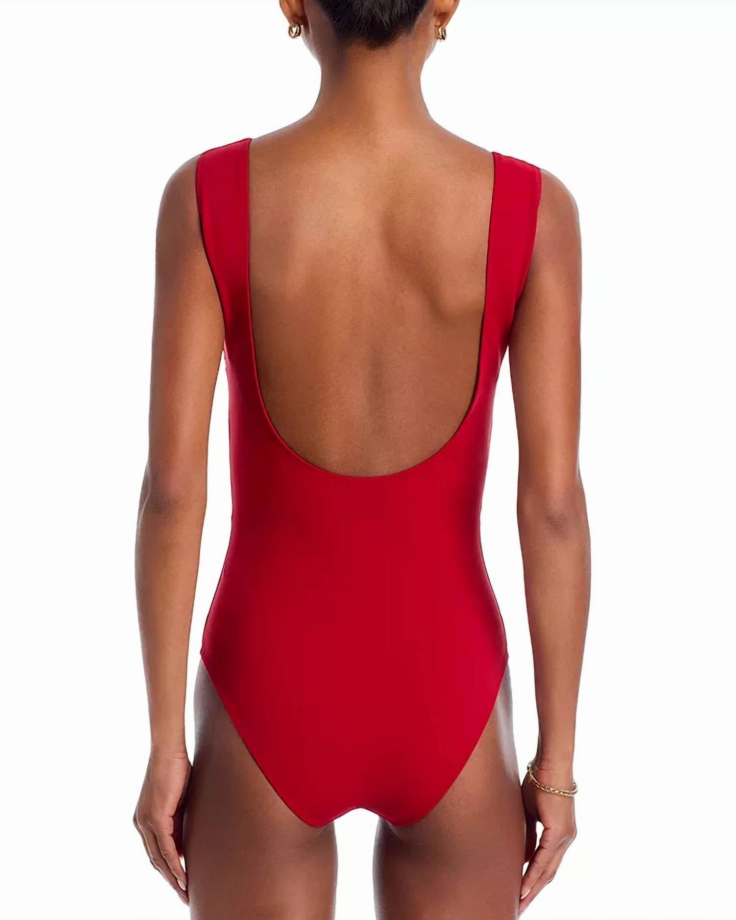 La Petite Robe Rosette One Piece In Scarlet Red