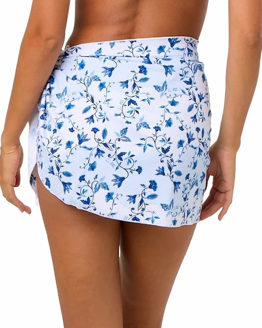 La Porte Short Tie-Side Sarong Coverup
