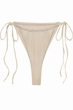 Lana Bottom In Ivory Sheen