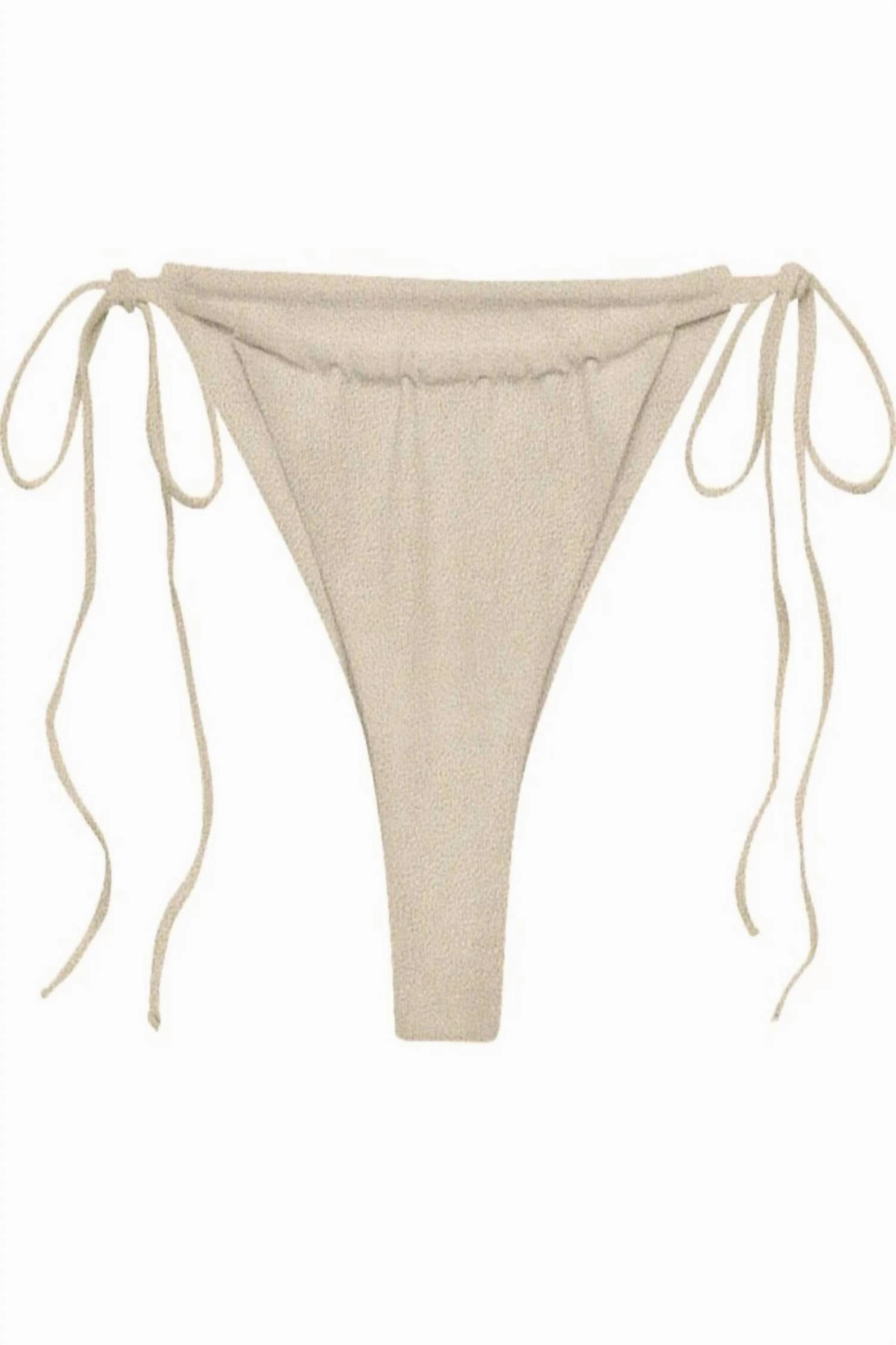Lana Bottom In Ivory Sheen