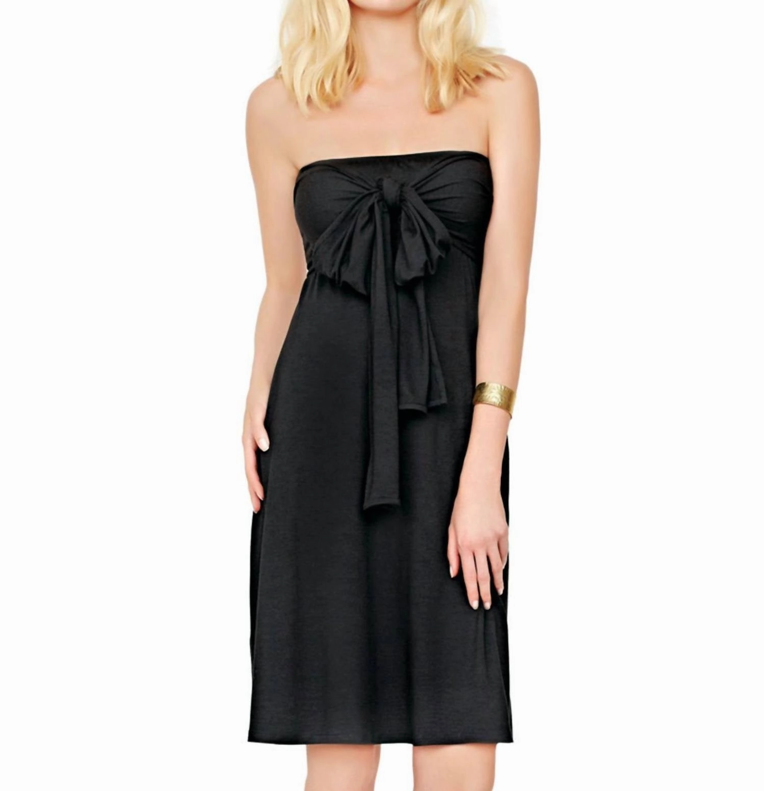 Lattice Beach Dress In Got Lattice Black