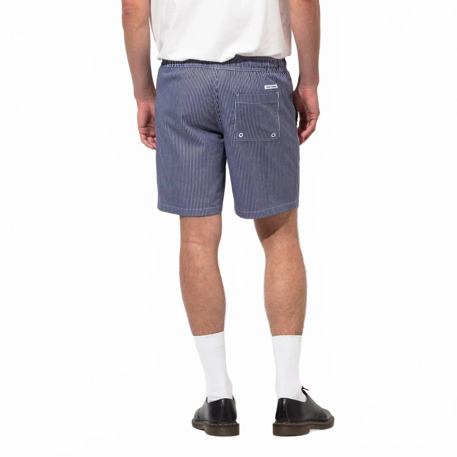 Leon Elastic Walkshort In Indigo