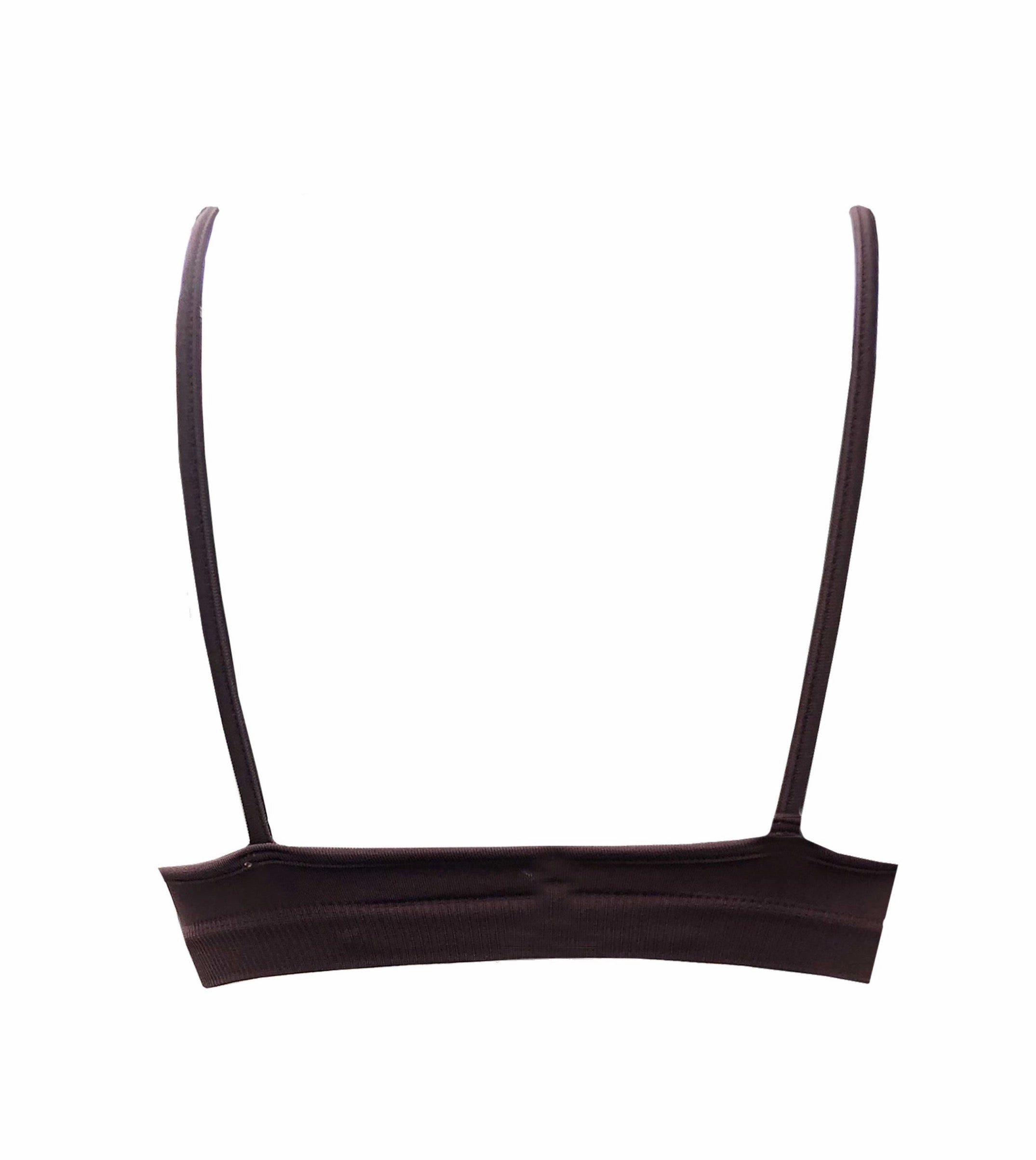 LIBERATED Bikini Bra Top | Chocolate Brown