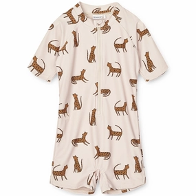 Liewood Max UV Swim Jumpsuit Leopard Sandy