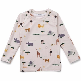 Liewood Noah Swim Tee Safari Sandy Mix