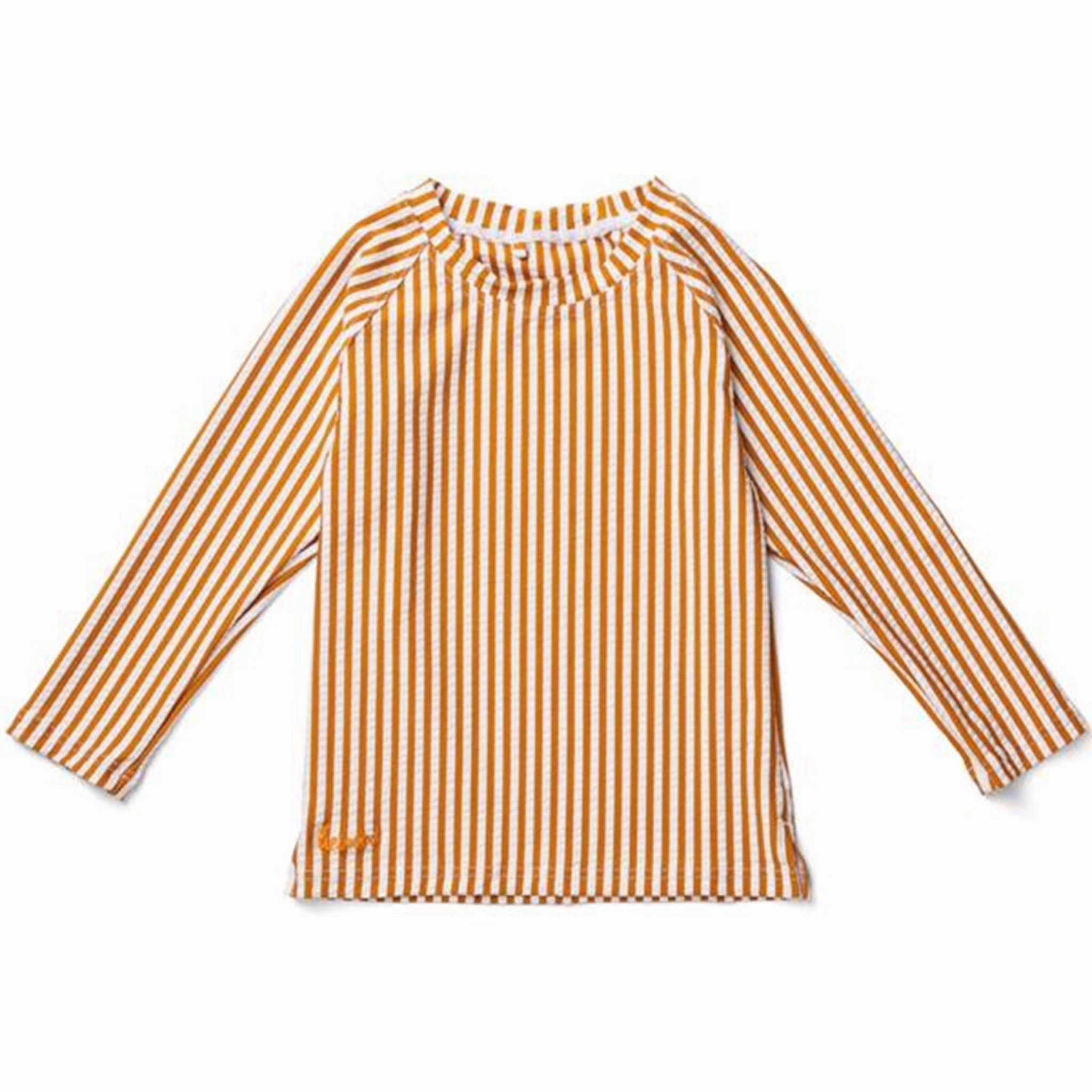 Liewood Noah Swim Tee Stripe Mustard/White
