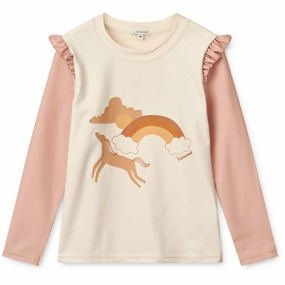 LIEWOOD Pale Tuscany / Ecru Tenley Placement Swim Tee