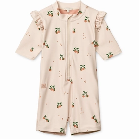 LIEWOOD Peach / Sea Shell Amel Printed Swim Jumpsuit