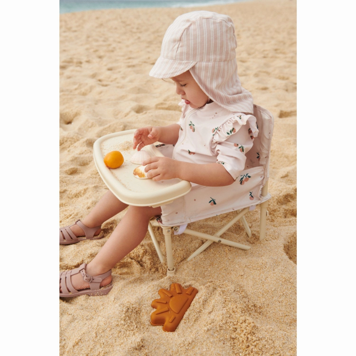 LIEWOOD Peach / Sea Shell Amel Printed Swim Jumpsuit