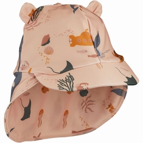 Liewood Senia Sun Hat Sea Creature Rose Mix