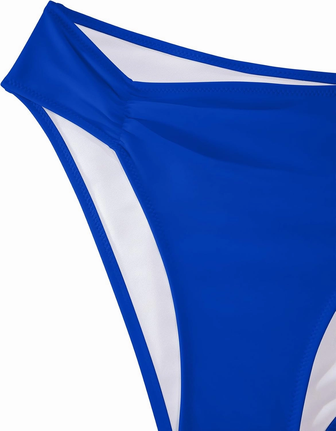 Lilosy Sexy Knotted Ruched High Cut Leg One Piece Swimsuit