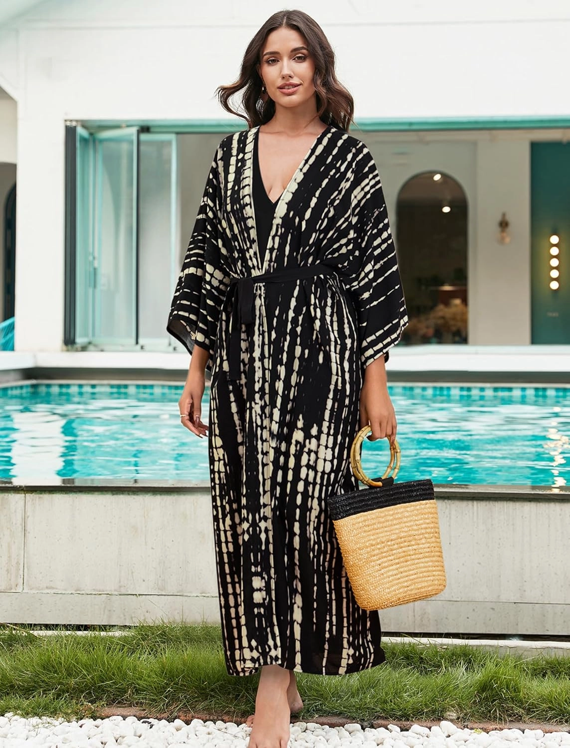 Long Kimonos Swimsuit Cover ups for Women Plus Size Maternity Swimwear Coverup Beach Wear Vacation Outfits