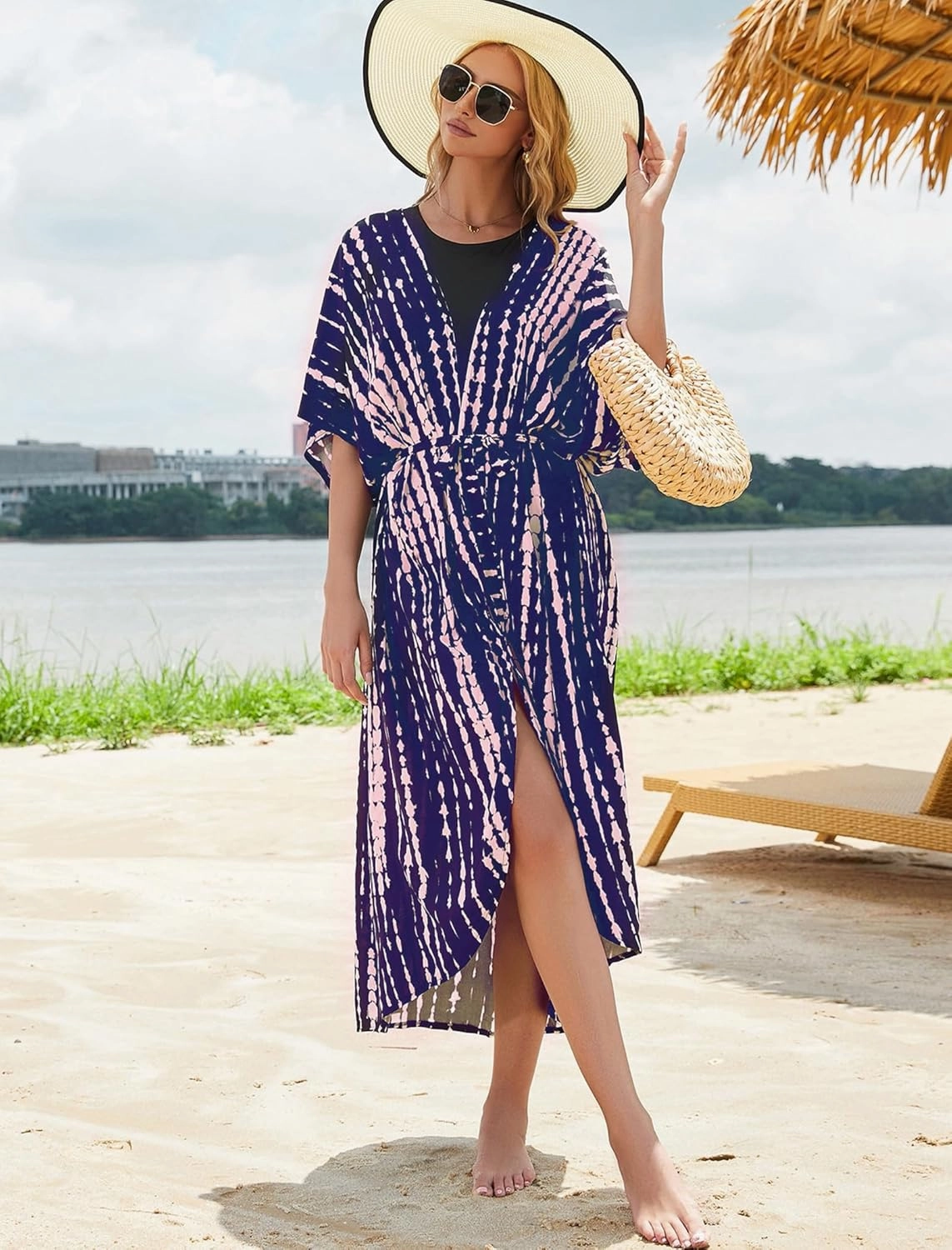 Long Kimonos Swimsuit Cover ups for Women Plus Size Maternity Swimwear Coverup Beach Wear Vacation Outfits