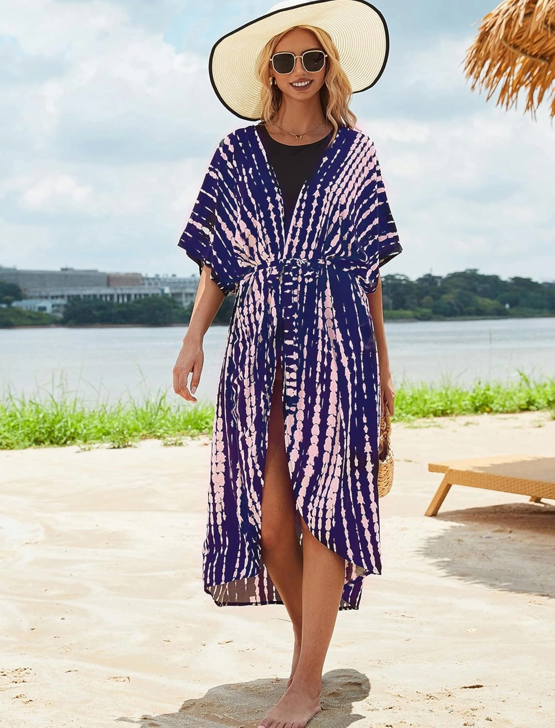 Long Kimonos Swimsuit Cover ups for Women Plus Size Maternity Swimwear Coverup Beach Wear Vacation Outfits