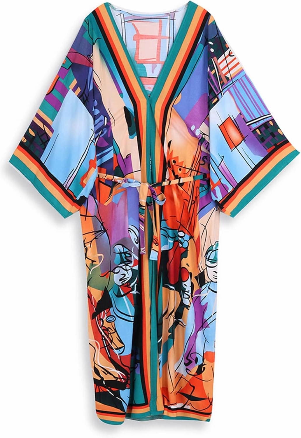 Long Kimonos Swimsuit Cover ups for Women Plus Size Maternity Swimwear Coverup Beach Wear Vacation Outfits