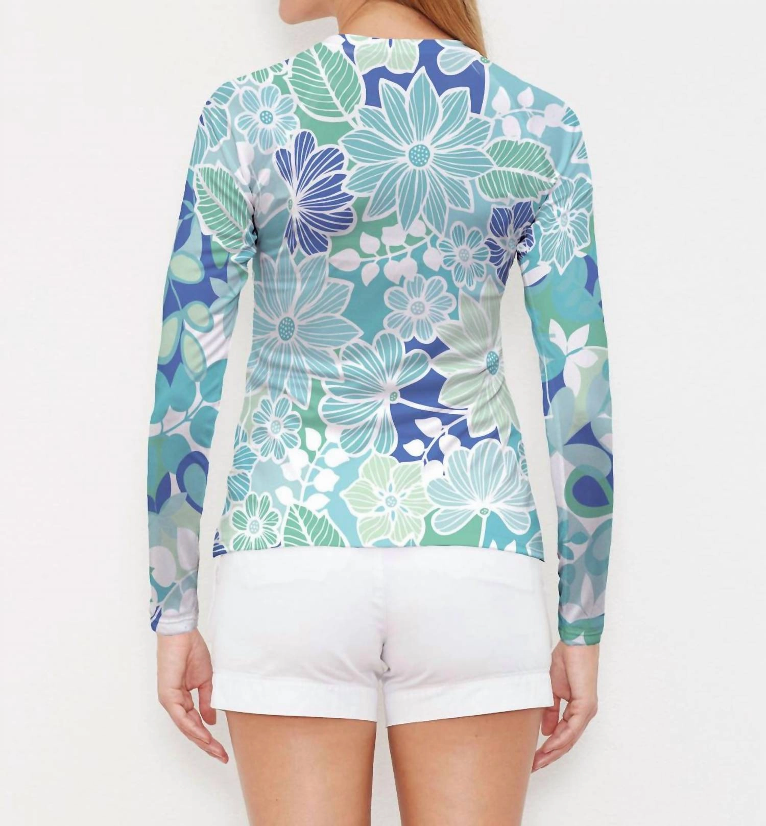 Long Sleeve Rash Guard In Hawaii Isles