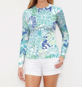 Long Sleeve Rash Guard In Hawaii Isles