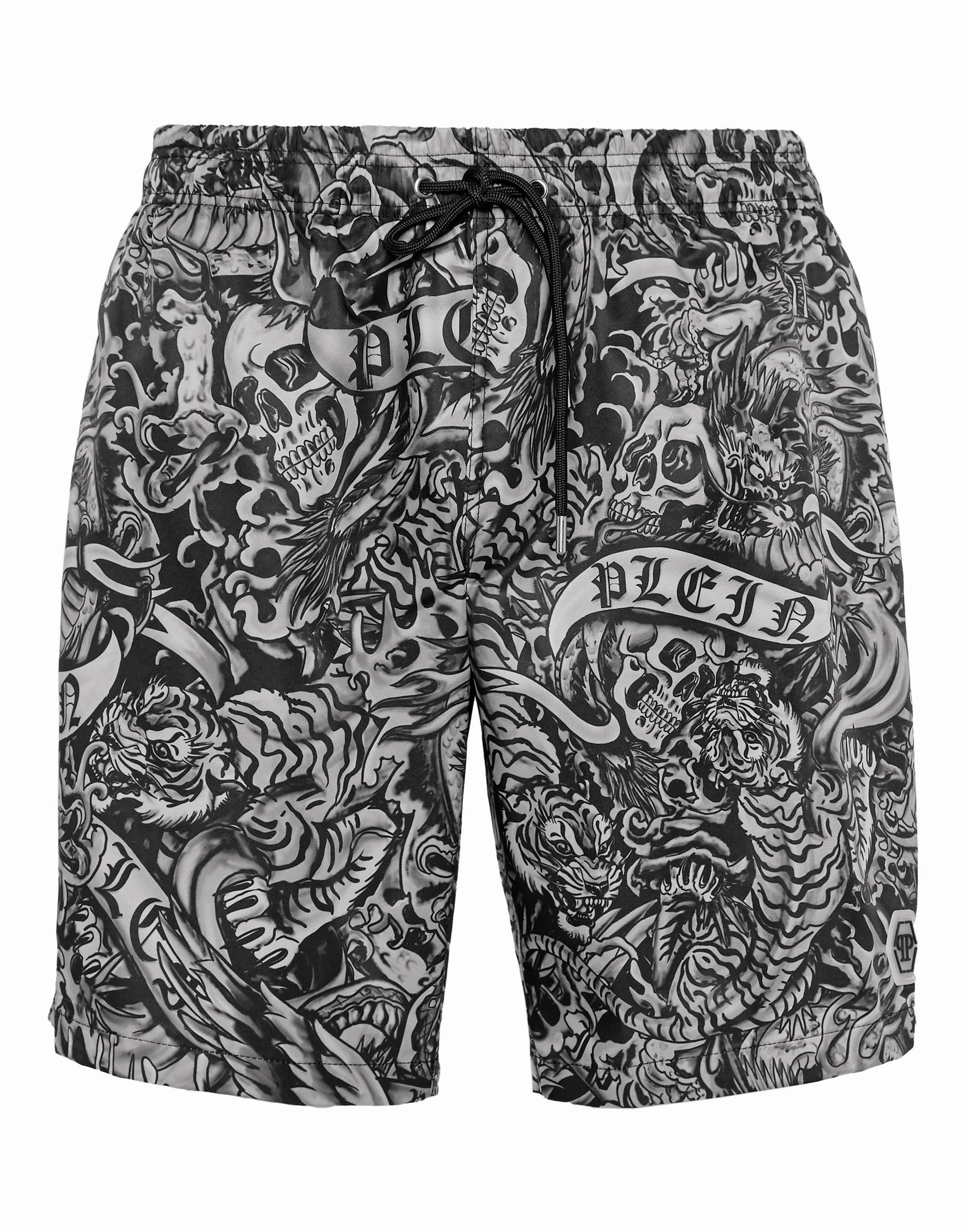 Long Swim Boxers Tattoo
