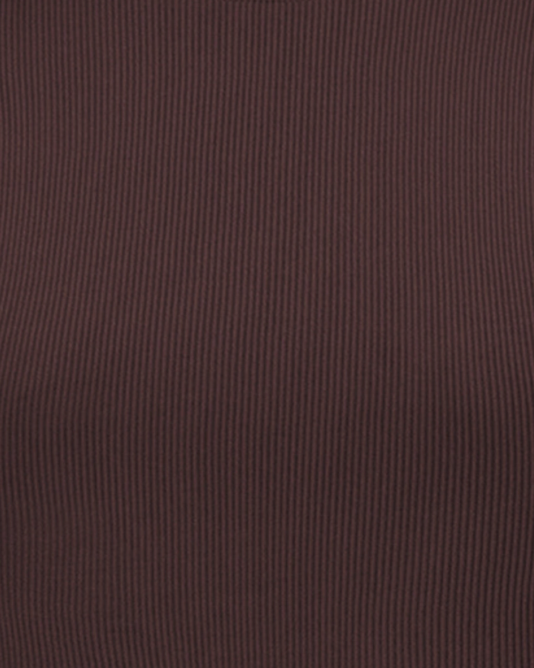 LUMINOUS Ribbed Vest | Chocolate Brown