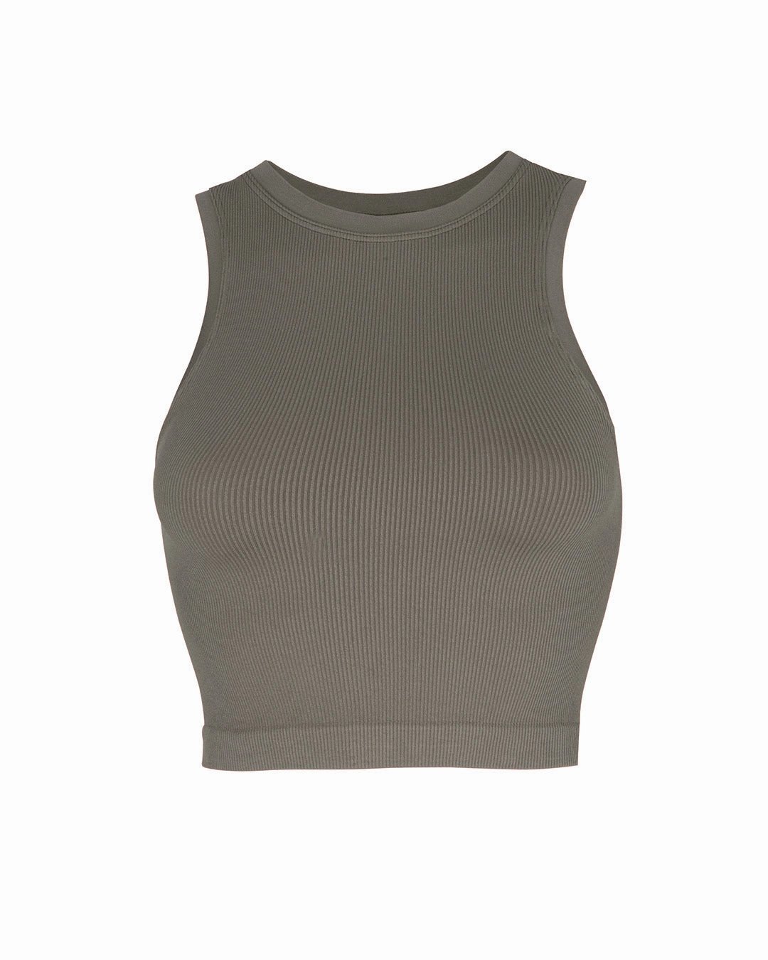 LUMINOUS Ribbed Vest  | Muddy Grey