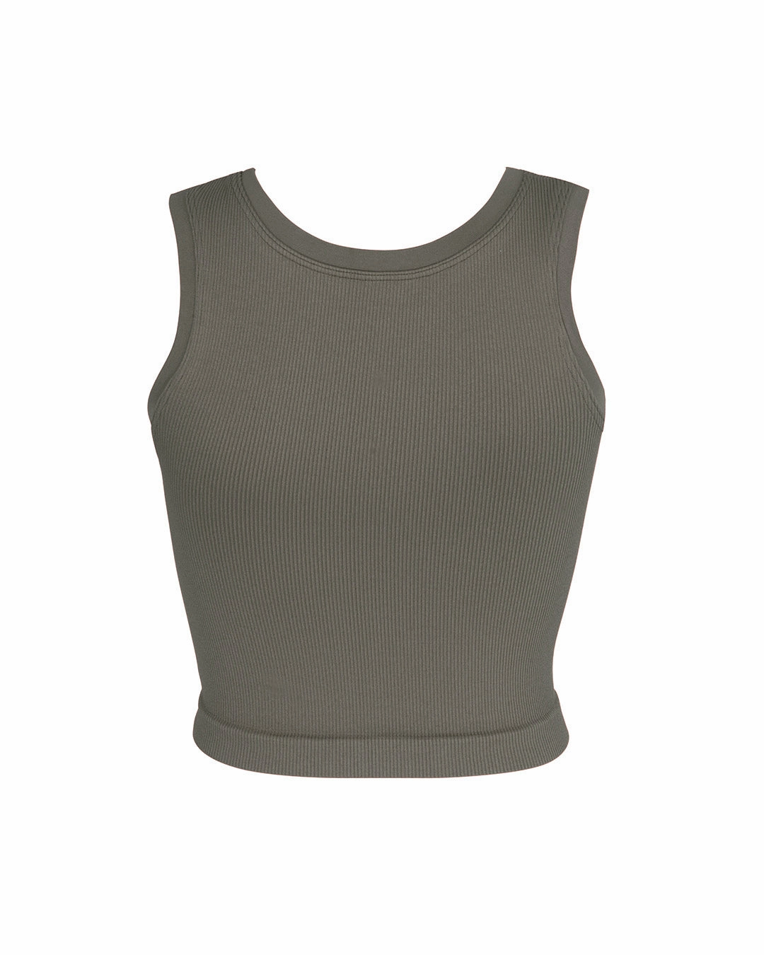 LUMINOUS Ribbed Vest  | Muddy Grey