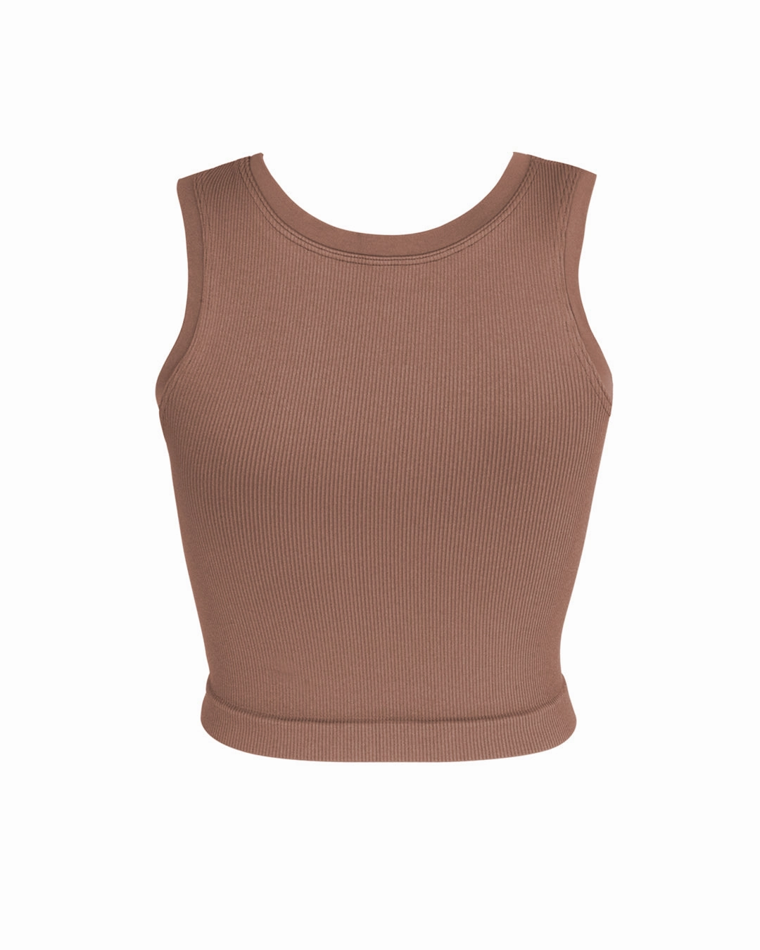 LUMINOUS Ribbed Vest | Rusty Pink