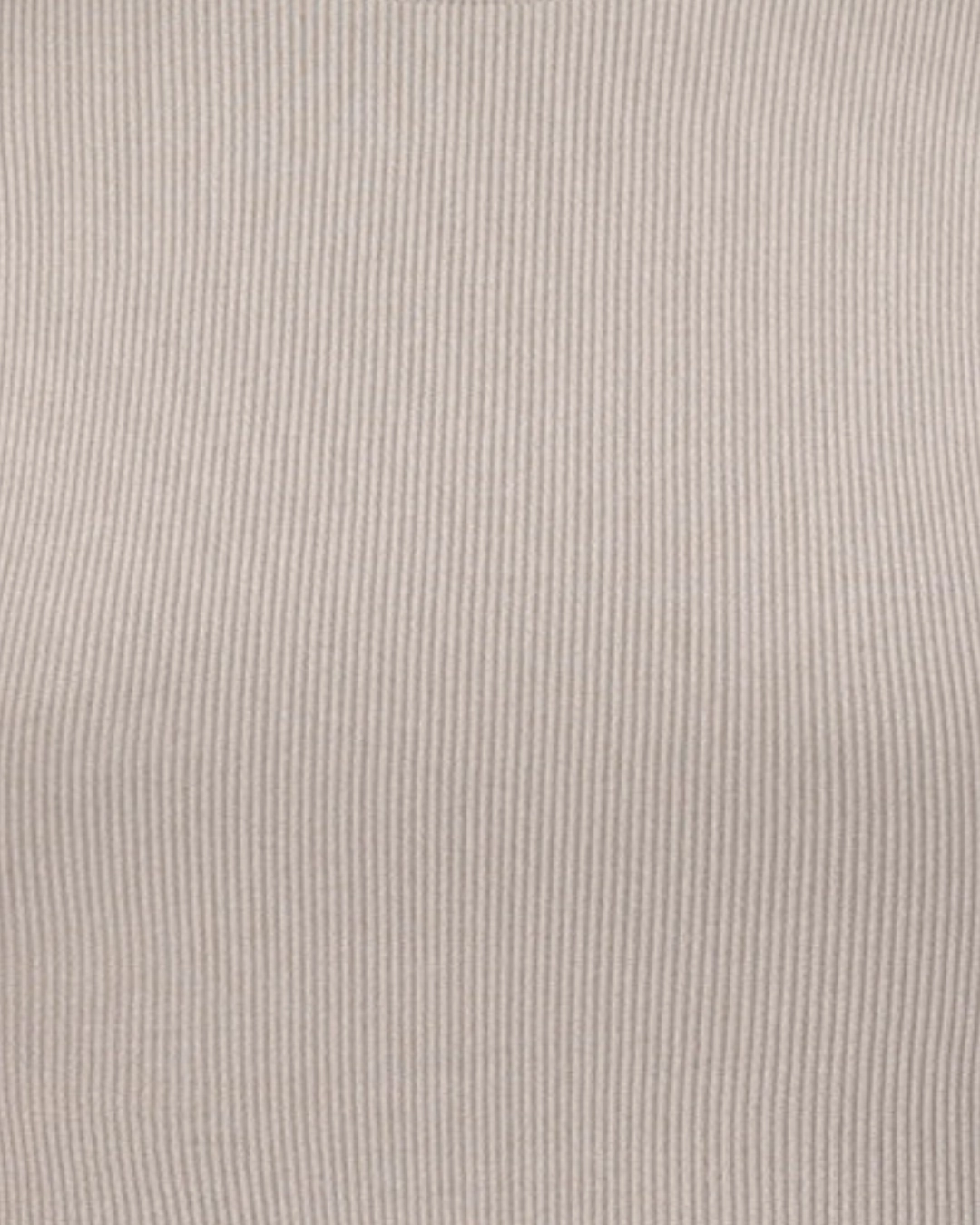 LUMINOUS Ribbed Vest | Taupe