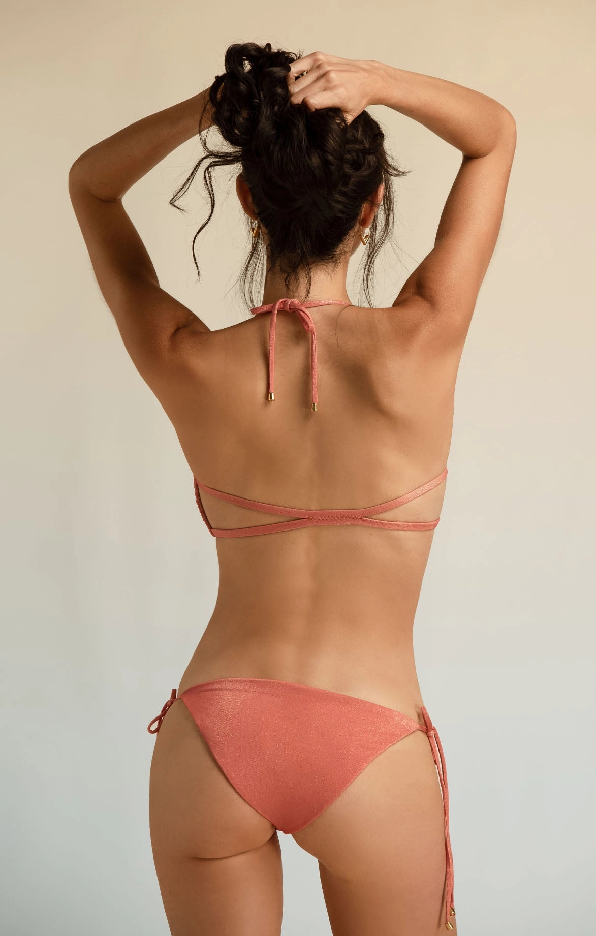 Lurex Bandeau Bikini