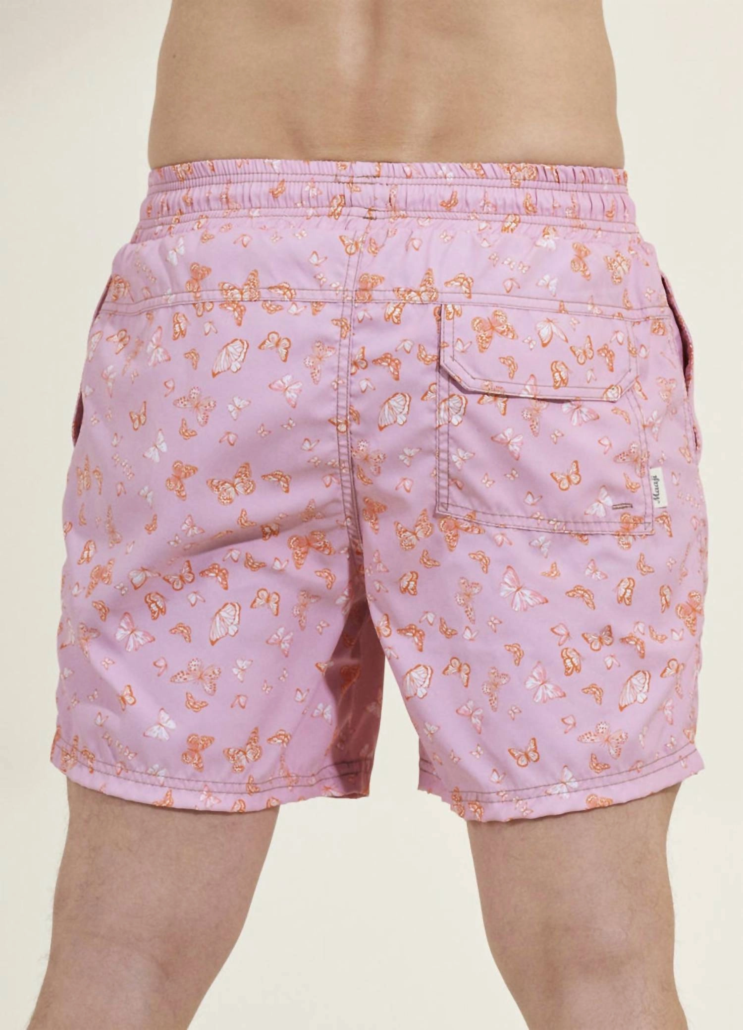 Maaji Sweet Papillon Sailor Men Trunks In Pink