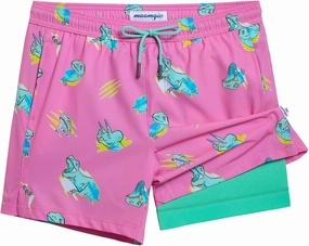 maamgic Mens 5 Inch Stretch Swimming Shorts Compression Liner Swim Trunks Swimwear Bathing Suits Beach Wear Swim Suits