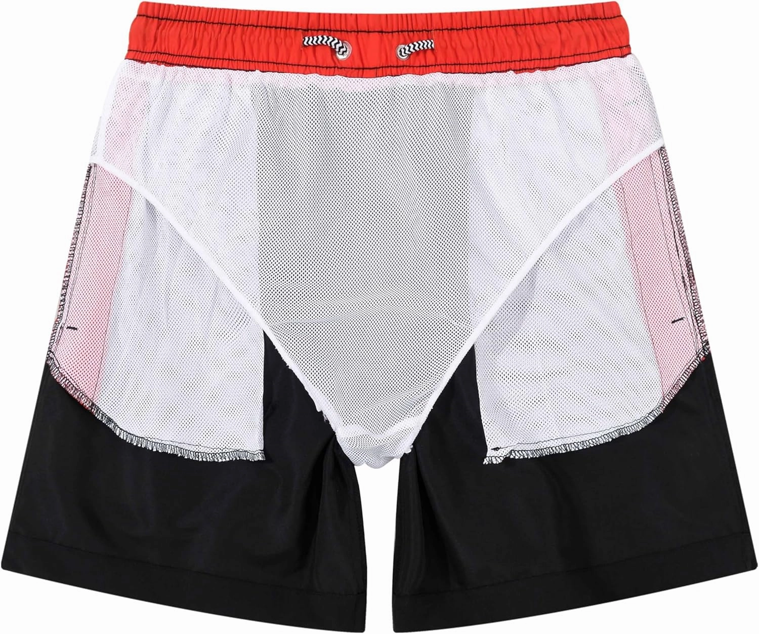 MADHERO Mens Swim Trunks 5 Inch Quick Dry Bathing Suit with Mesh Lining Beach Shorts