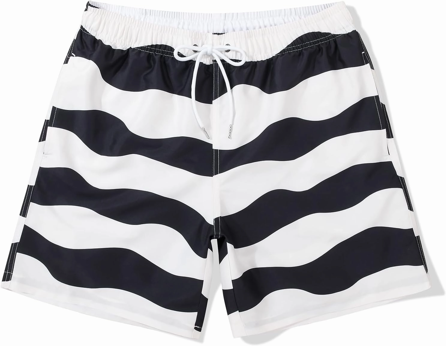 MADHERO Mens Swim Trunks 5 Inch Quick Dry Bathing Suit with Mesh Lining Beach Shorts
