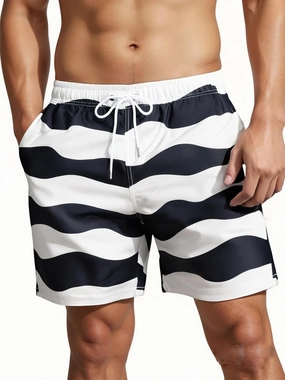 MADHERO Mens Swim Trunks 5 Inch Quick Dry Bathing Suit with Mesh Lining Beach Shorts