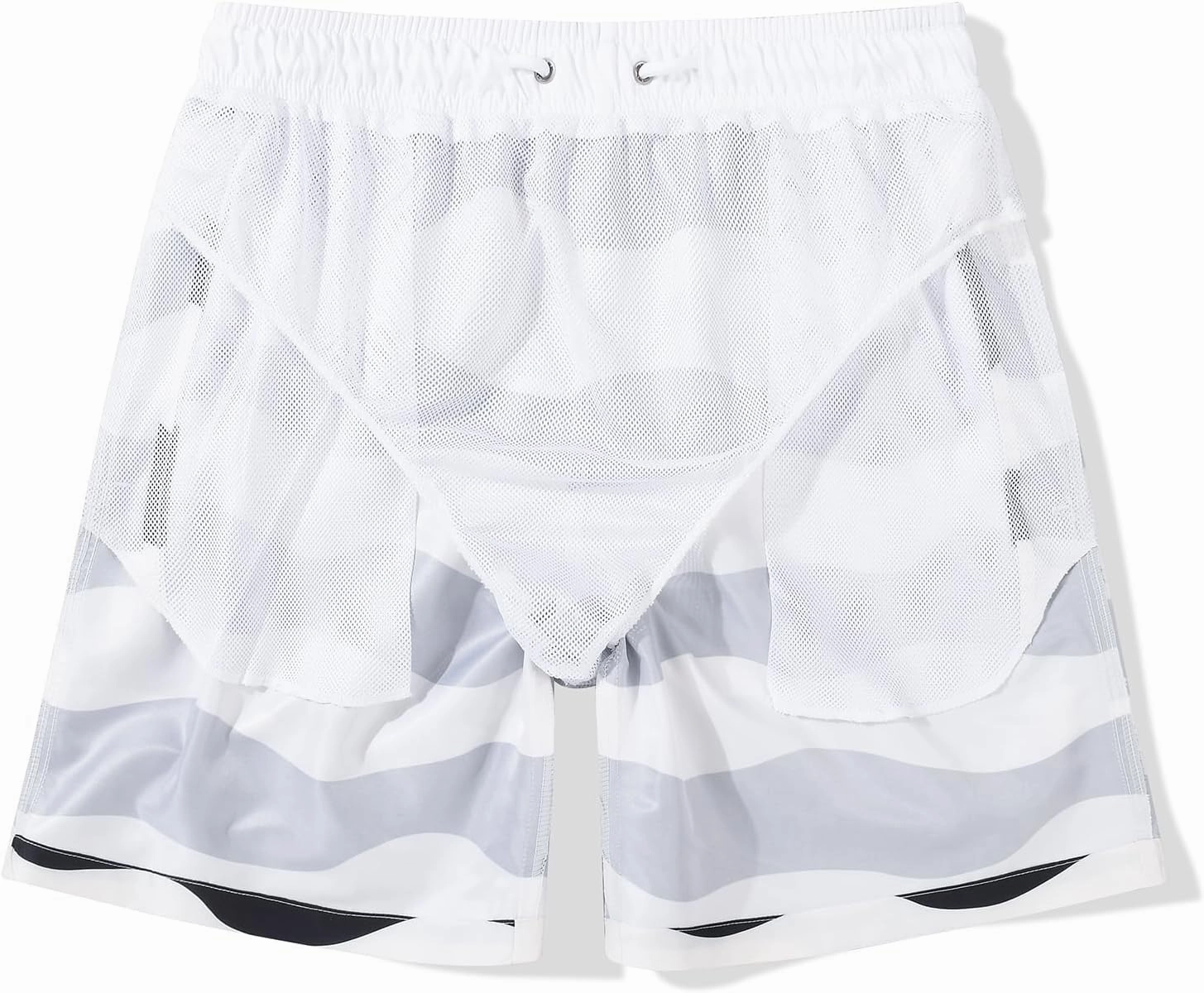 MADHERO Mens Swim Trunks 5 Inch Quick Dry Bathing Suit with Mesh Lining Beach Shorts