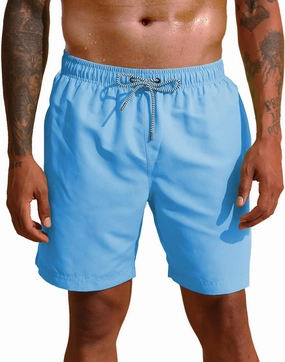 MADHERO Mens Swim Trunks 5 Inch Quick Dry Bathing Suit with Mesh Lining Beach Shorts
