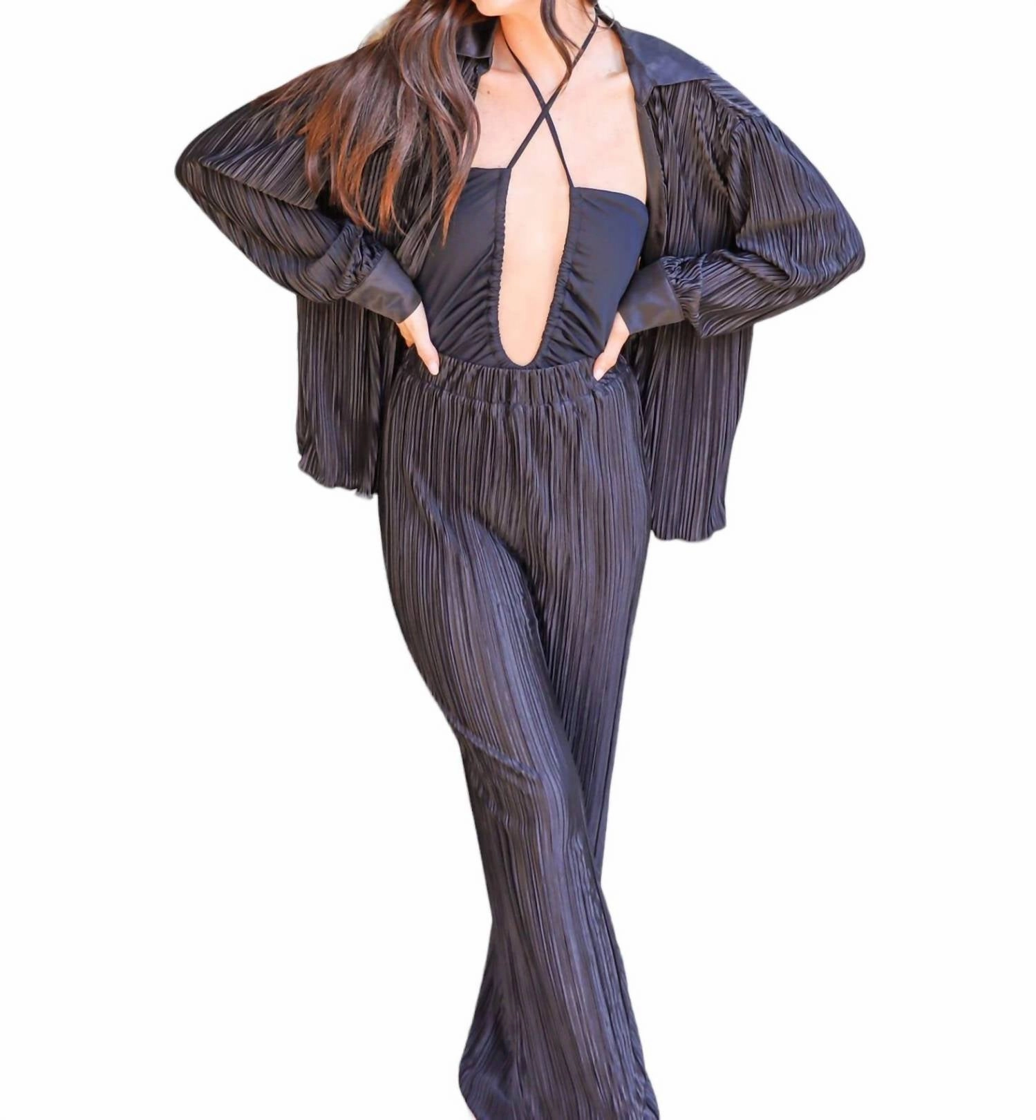 Making Statements One Piece Swimsuit In Black