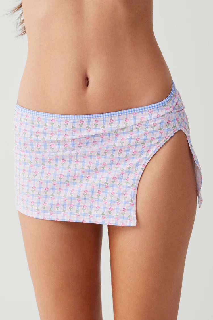 Marly Plaid Mini Skirt