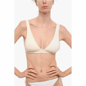 Marysia Striped Triangle Bikini Women's Top