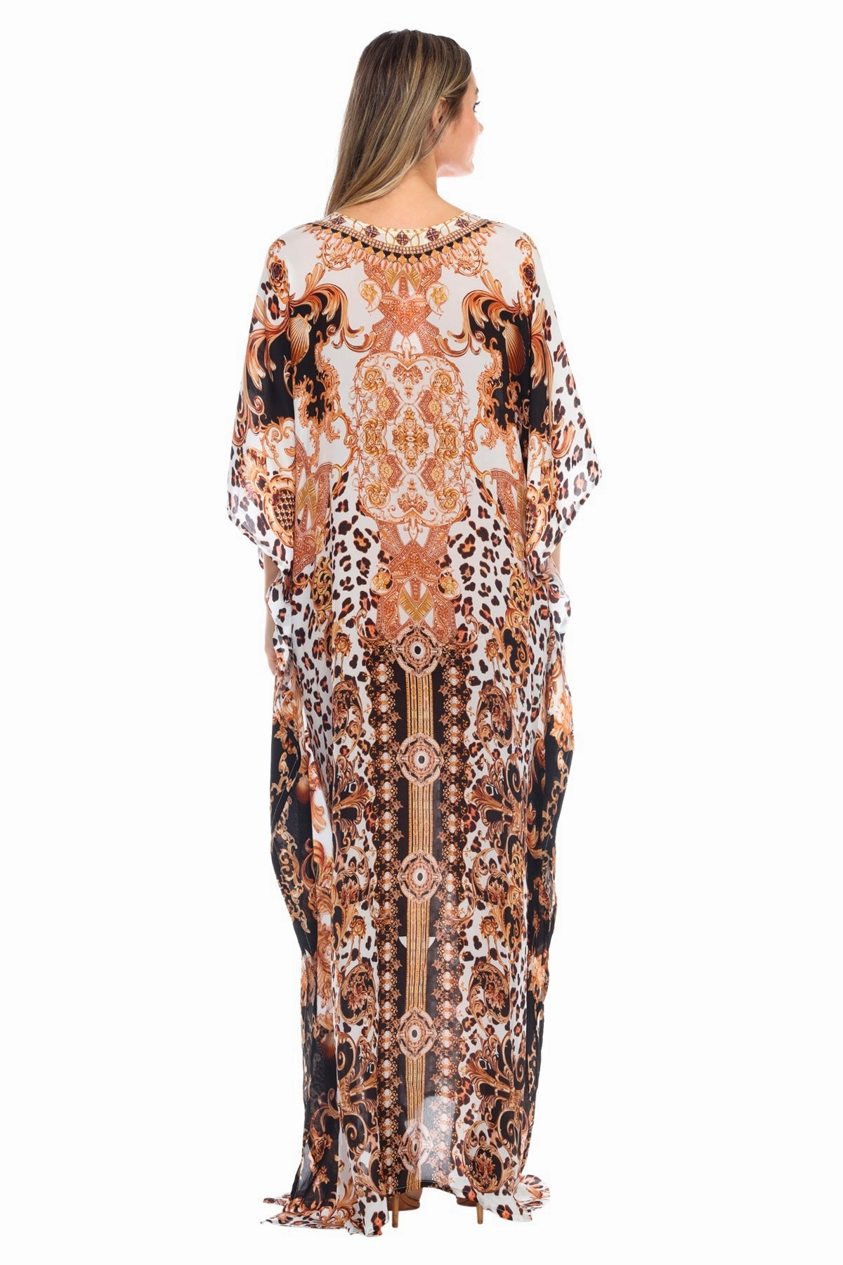 Matilda Long Lace Up Kaftan