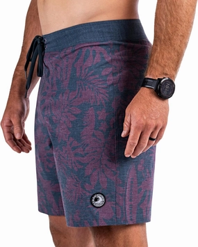 Maui Rippers Mens 21" Board Short Swim Trunks 4-Way Stretch with Large Pockets