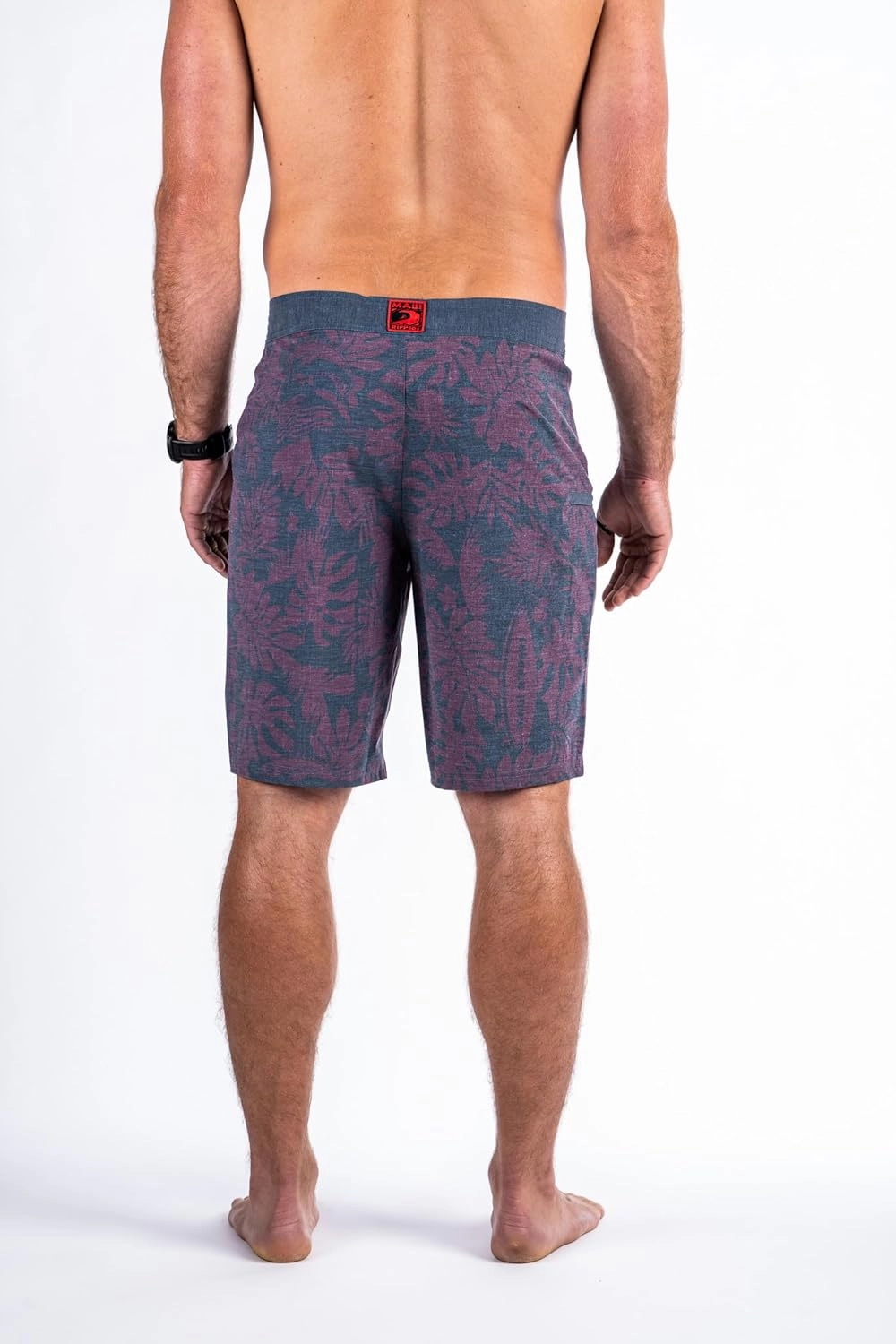 Maui Rippers Mens 21" Board Short Swim Trunks 4-Way Stretch with Large Pockets