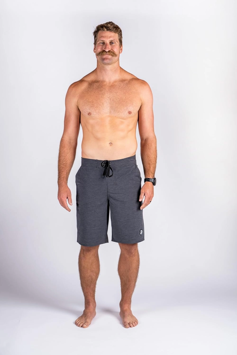 Maui Rippers Mens 21" Board Short Swim Trunks 4-Way Stretch with Large Pockets