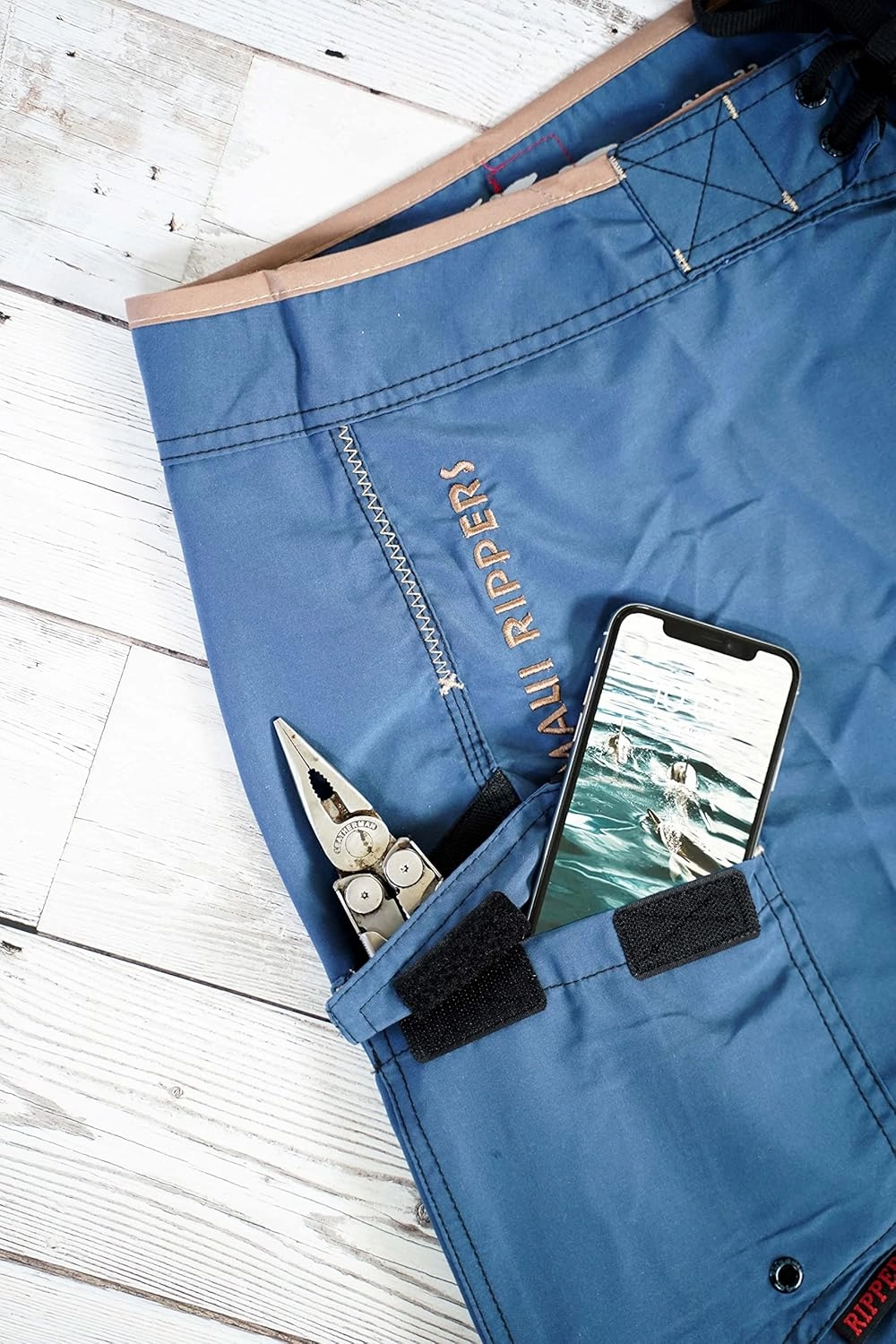 Maui Rippers Mens Board Shorts - Octo Tako | Triple Stitch Quick Dry Mens Swim Trunks