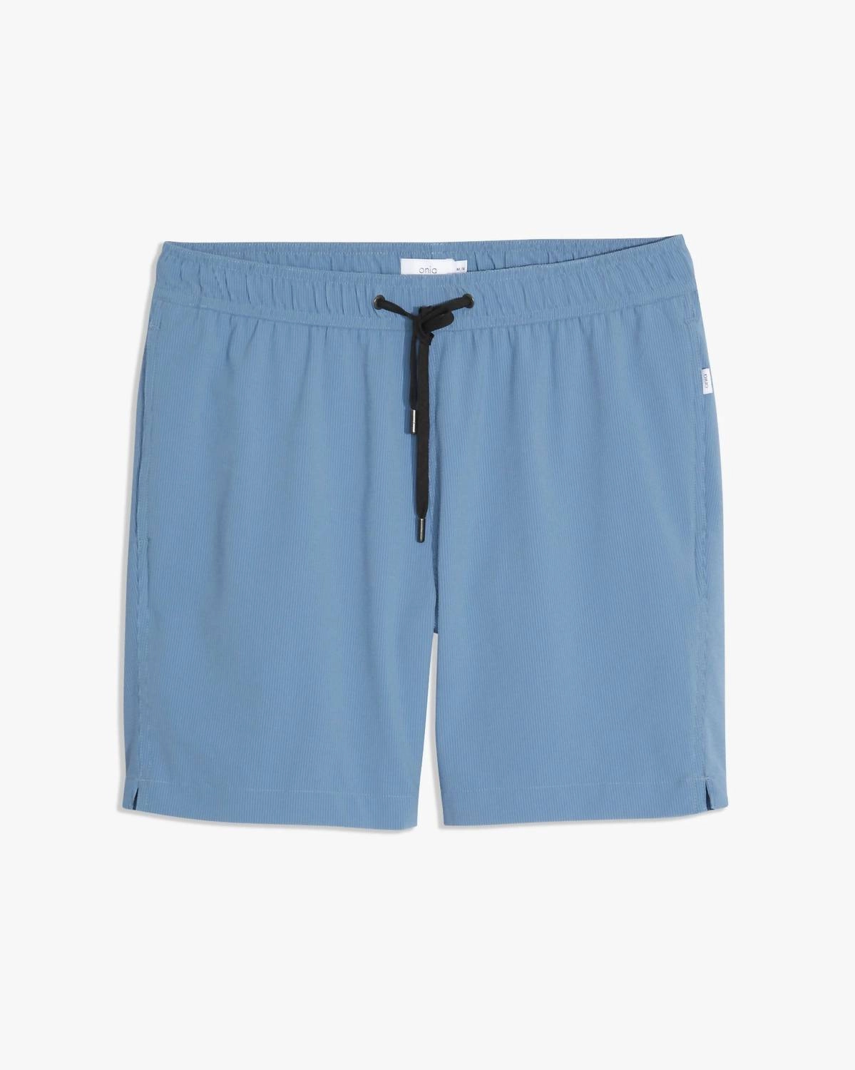 Men Charles 7" Swim Trunks In Insignia Blue Moonlight Micro Stripe