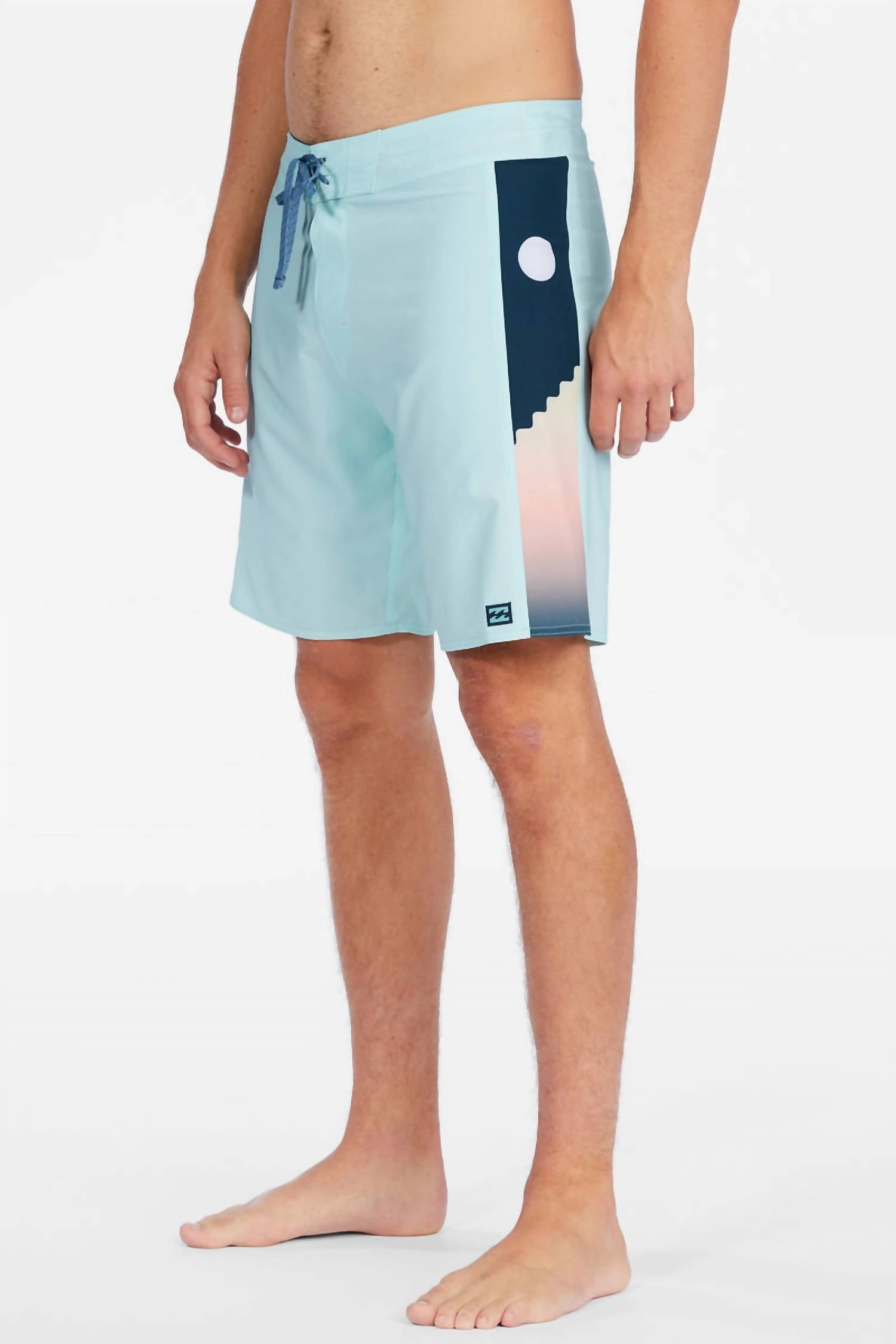 Men's D Bah Ciclo Board Shorts In Light Aqua
