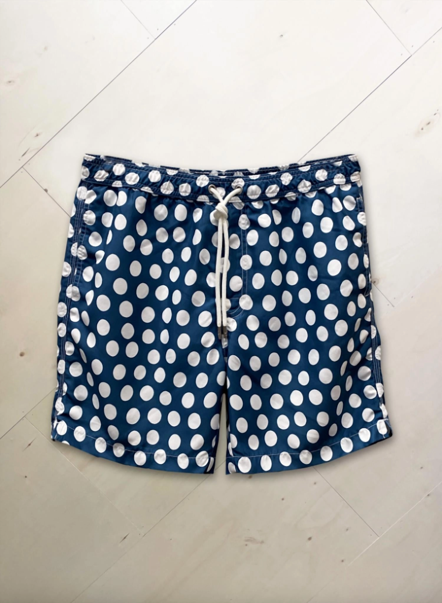 Men's Drawstring Board Short In Vintage Blue