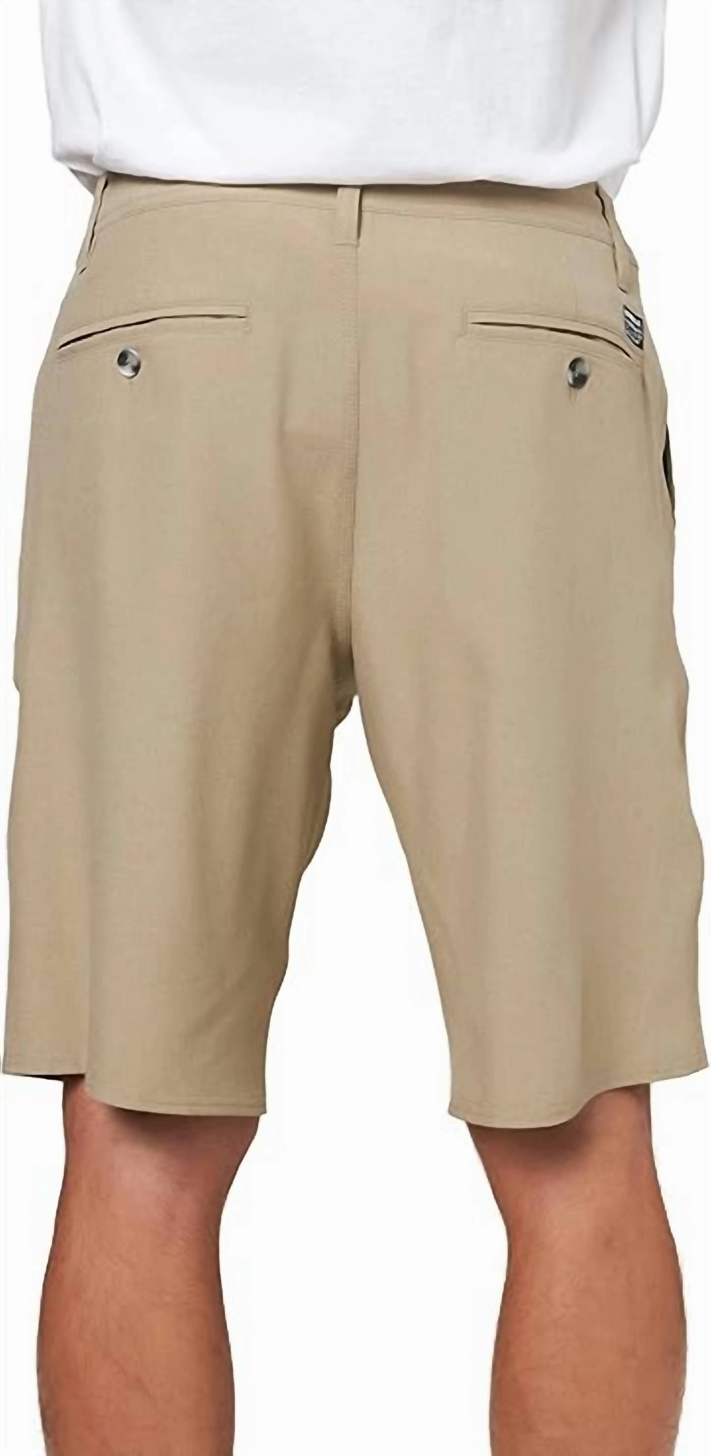 Men's Loaded Heather Hybrid Board Shorts In Khaki