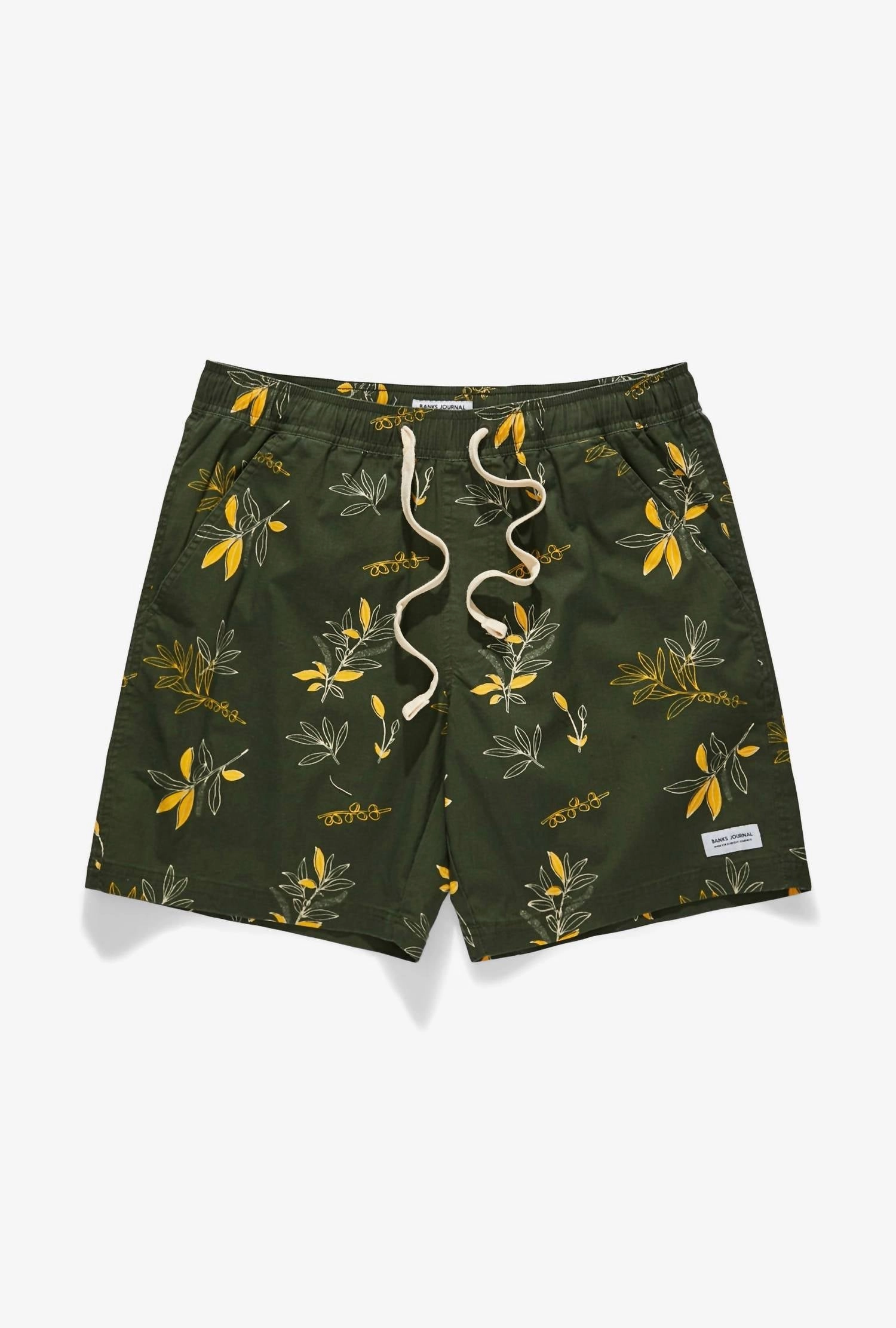 Men's Neighbour Elastics Boardshort In Green